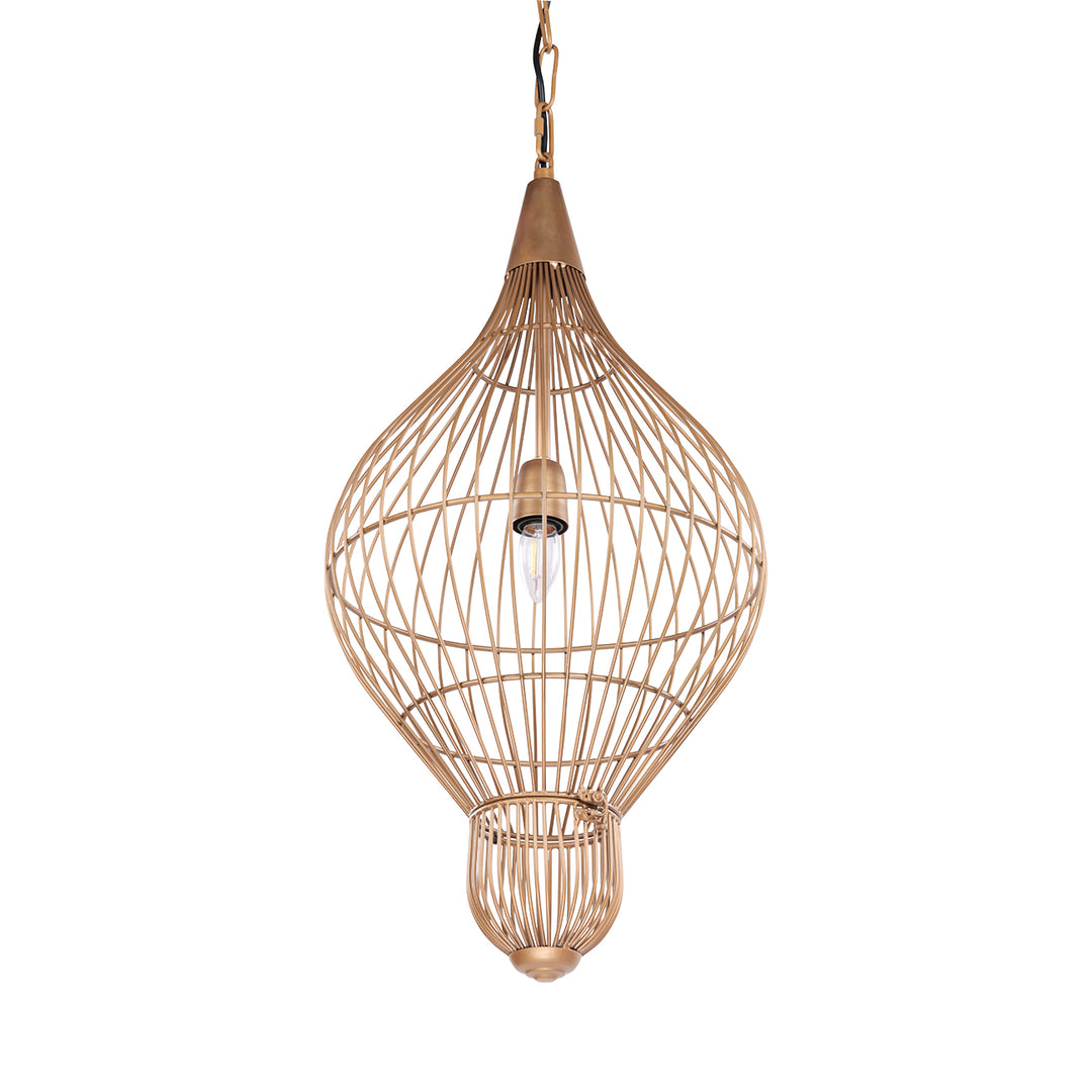 Mira Teardrop Wire Pendant