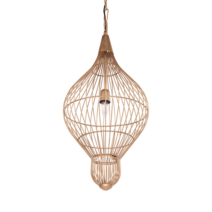 Mira Teardrop Wire Pendant