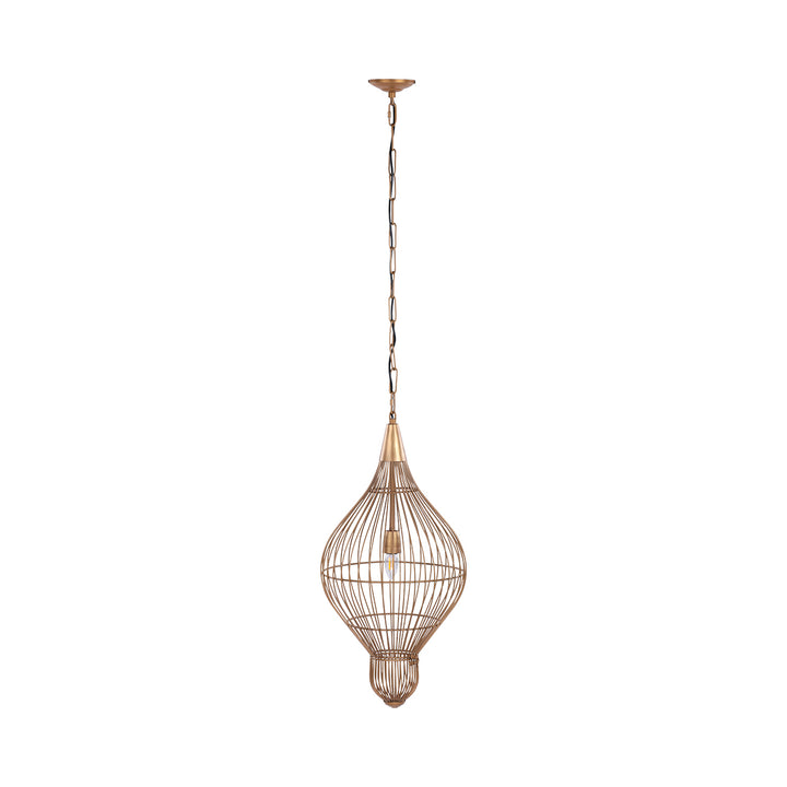 Mira Teardrop Wire Pendant