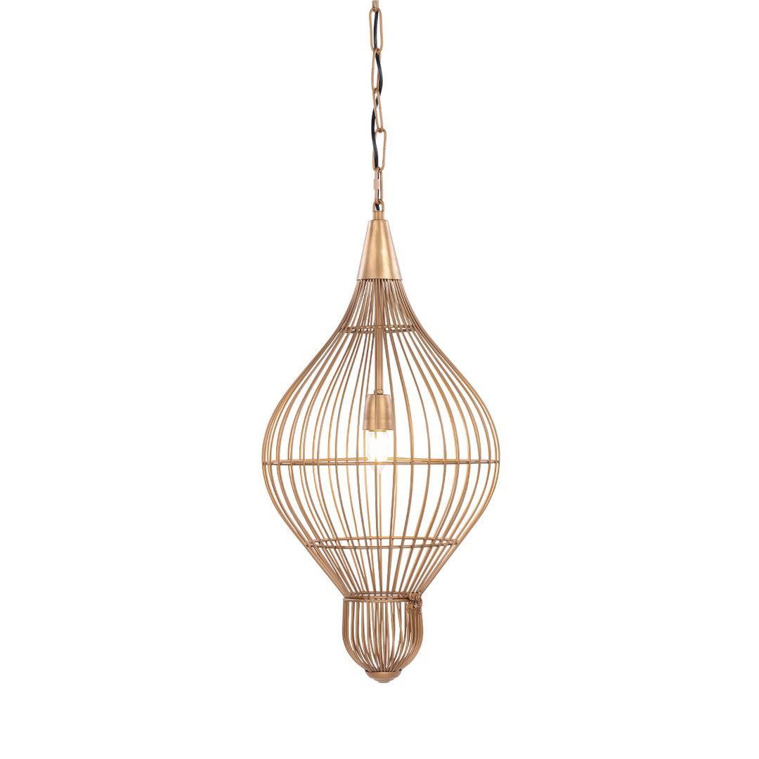 Mira Teardrop Wire Pendant