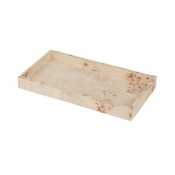Burl Rectangular Tray