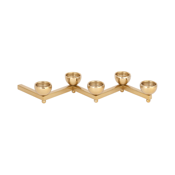 Luca Zigzag Tealight Holder