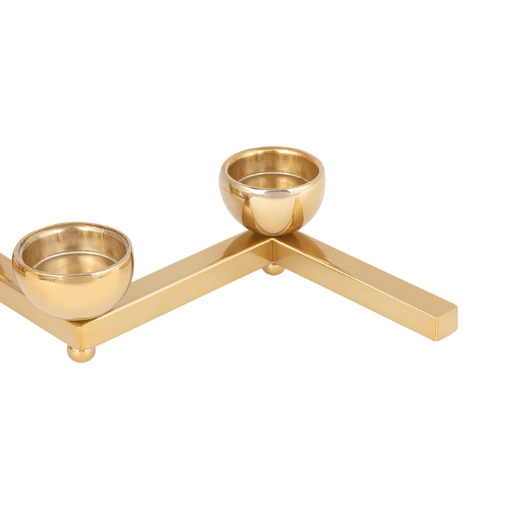 Luca Zigzag Tealight Holder