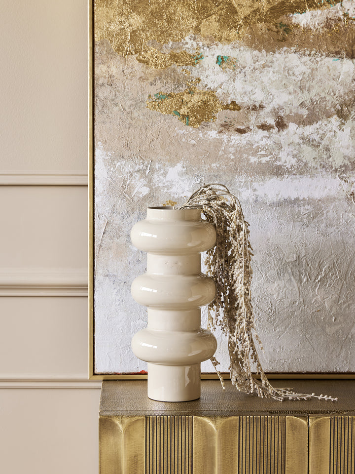 Ovolo Enamel Iron Vase Large