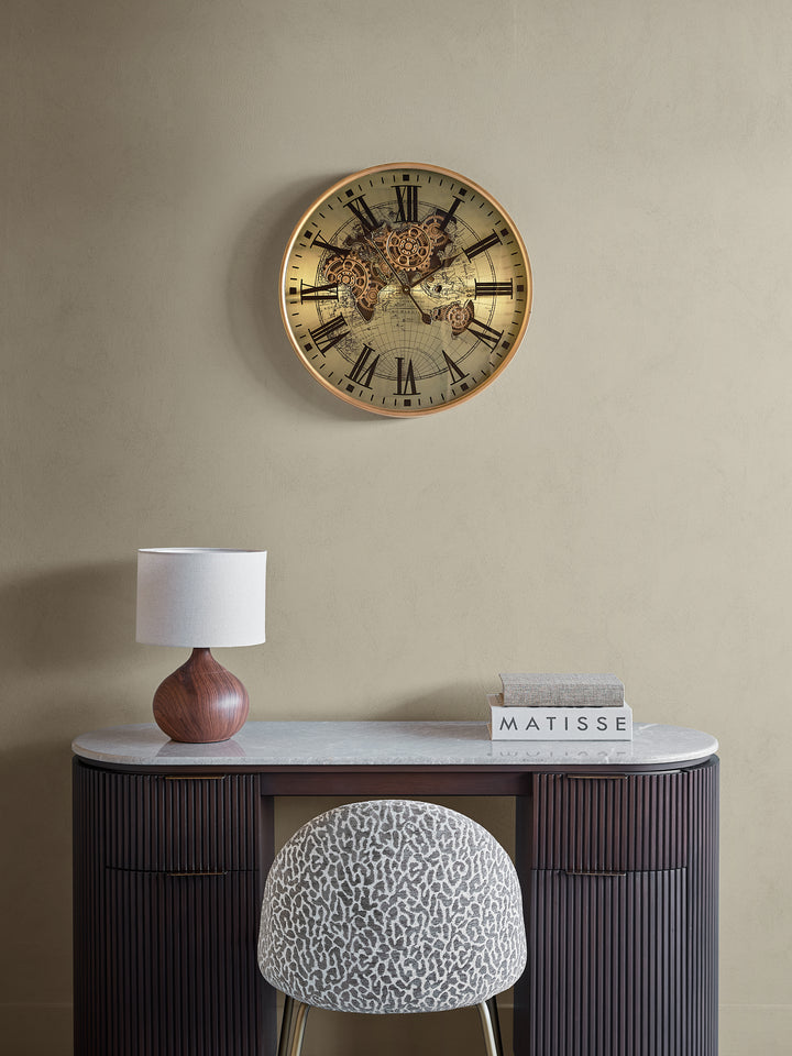Atlas Moving Cogs Wall Clock
