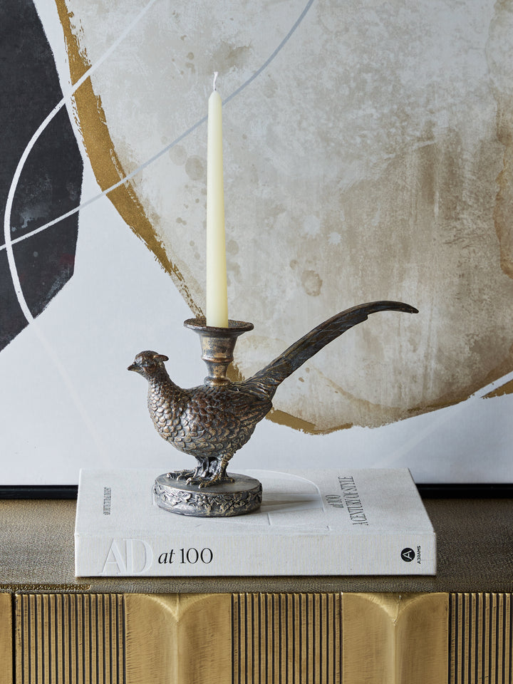 Philly Pheasant Candle Holder