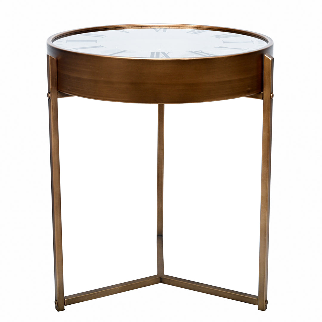 Atlas Moving Cogs Side Table 50cm