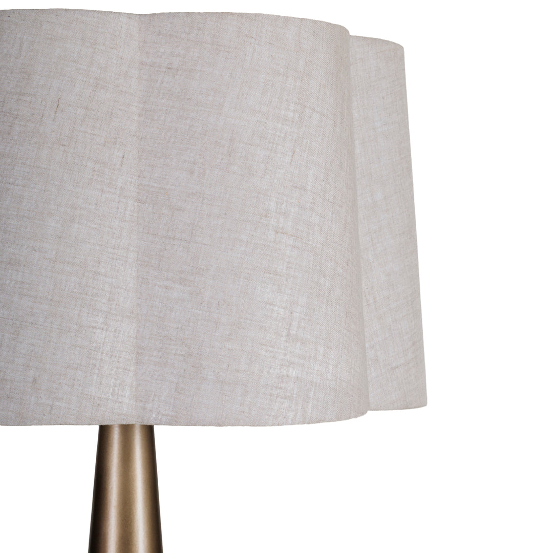 Southbourne Smoked Gold Floor Lamp 170cm