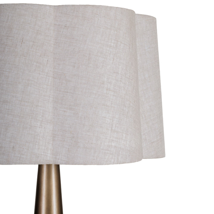 Southbourne Smoked Gold Floor Lamp 170cm