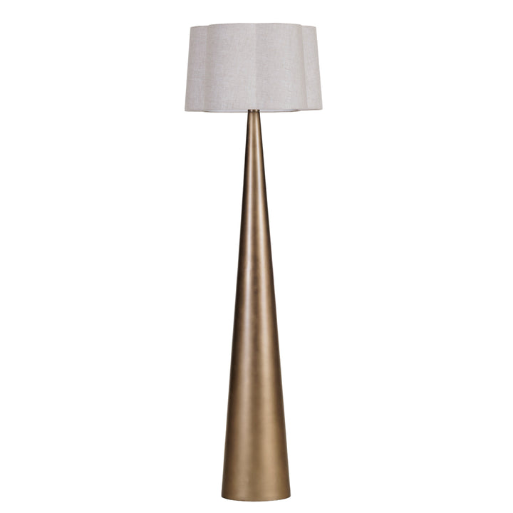Southbourne Smoked Gold Floor Lamp 170cm