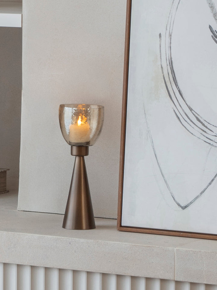 Southbourne Smoked Gold Hurricane Small 37cm