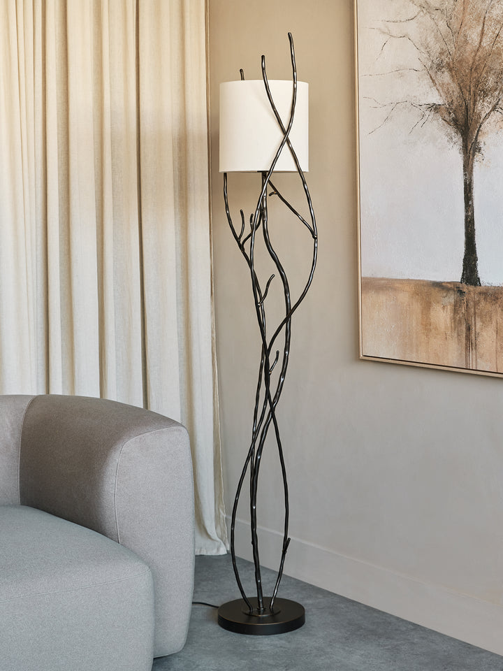 Ember Iron Floor Lamp 150cm