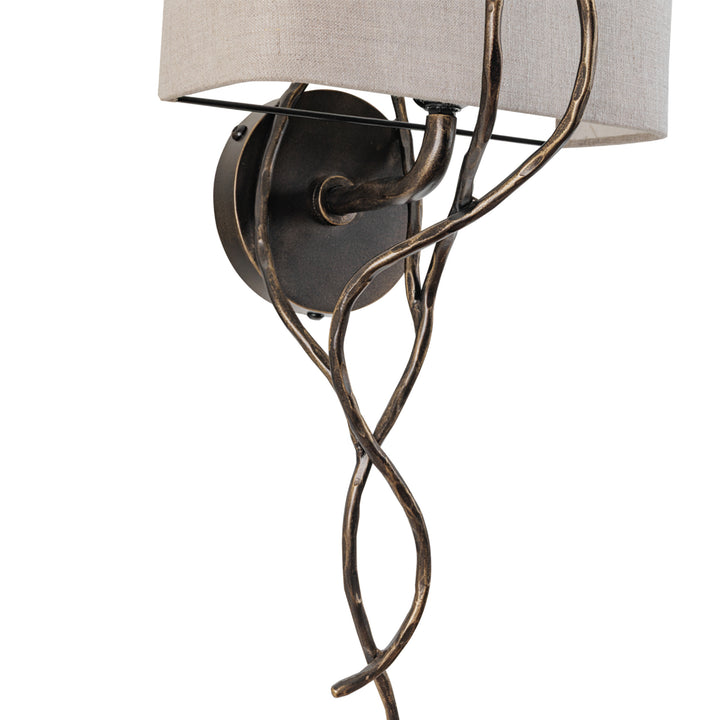 Ember set of 2 Iron Wall Lights