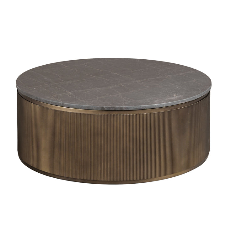 Belvedere Royal Gold Set of 2 Nesting Coffee Tables
