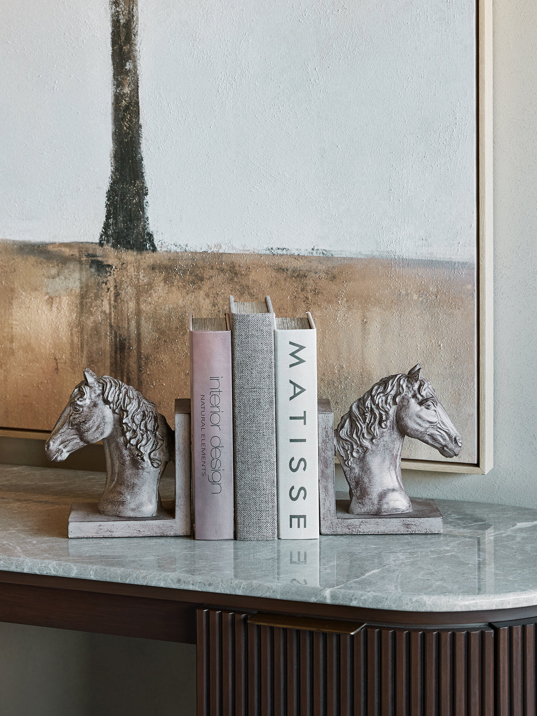 Delia Horse Bookends