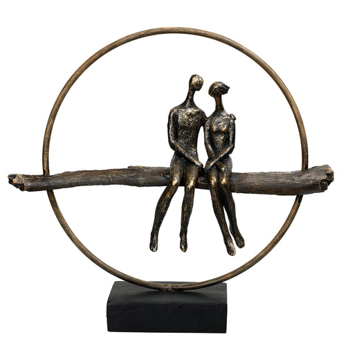 Circle of Life Couple  Sculpture
