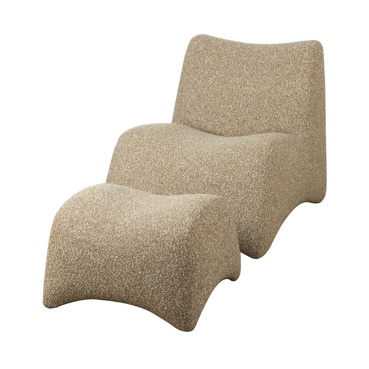 Bangkok Upholstered  Occasional Chair and Stool