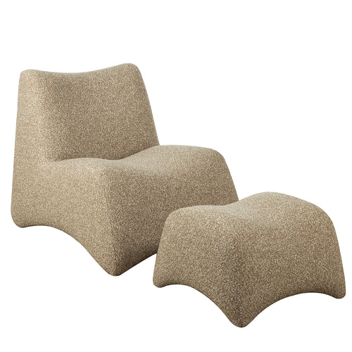 Bangkok Upholstered  Occasional Chair and Stool