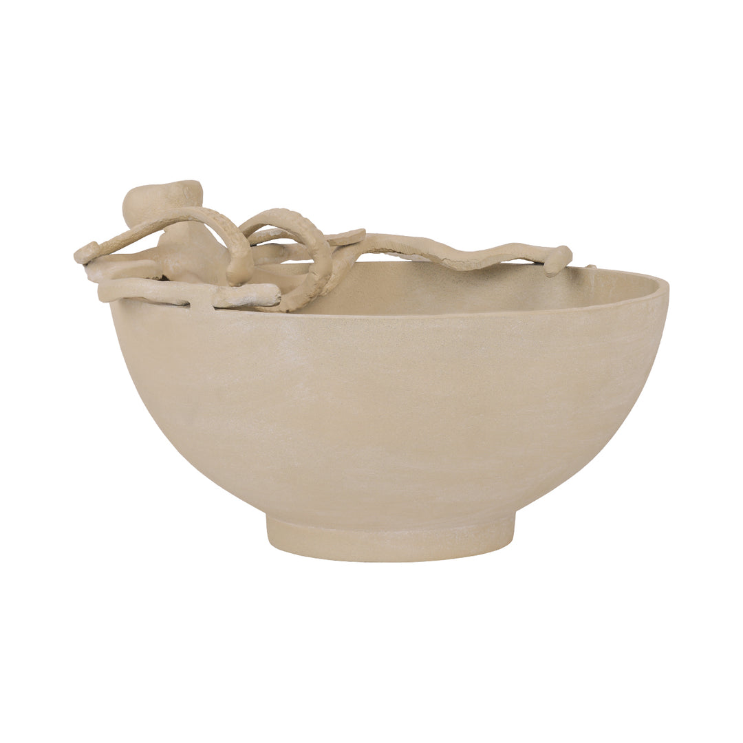 Seaside Octopus Beige Stonewash   Bowl