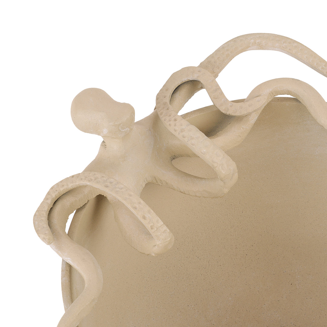 Seaside Octopus Beige Stonewash   Bowl