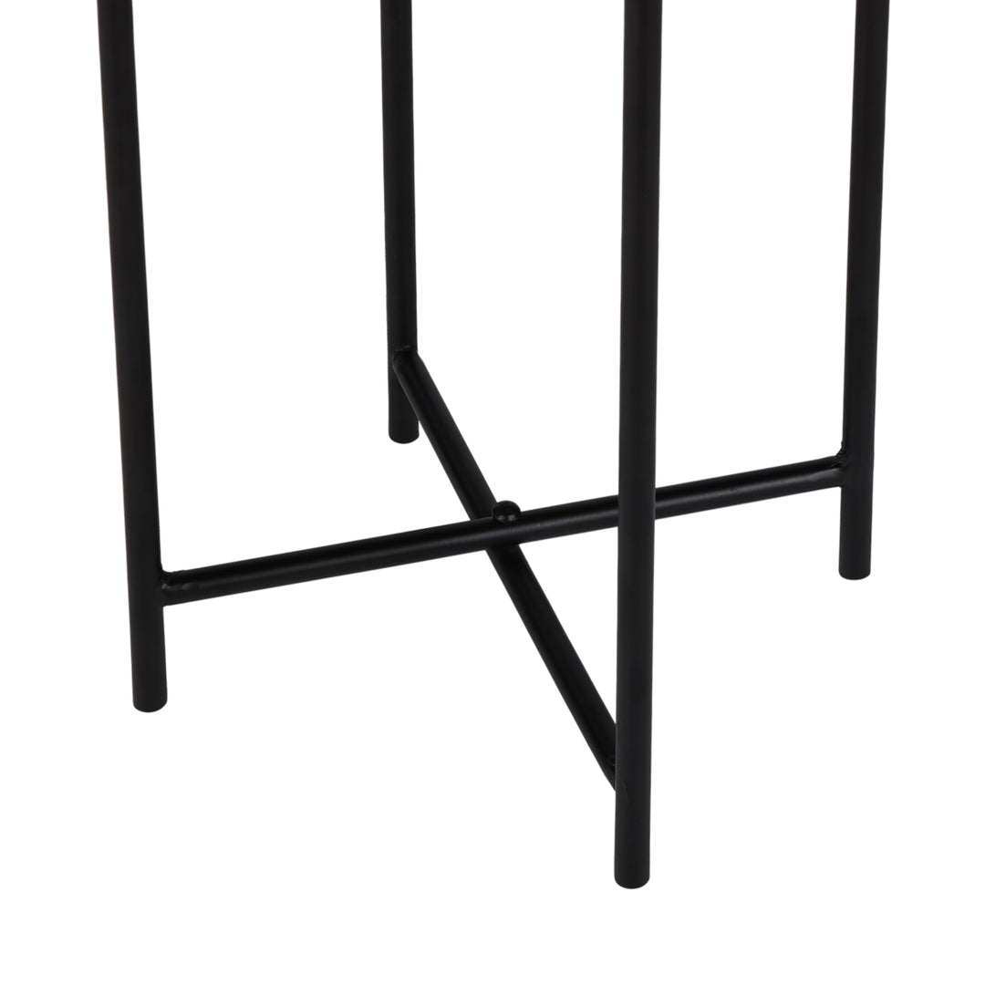 Samui Brown Stonewash Planter on Stand Tall 73cm