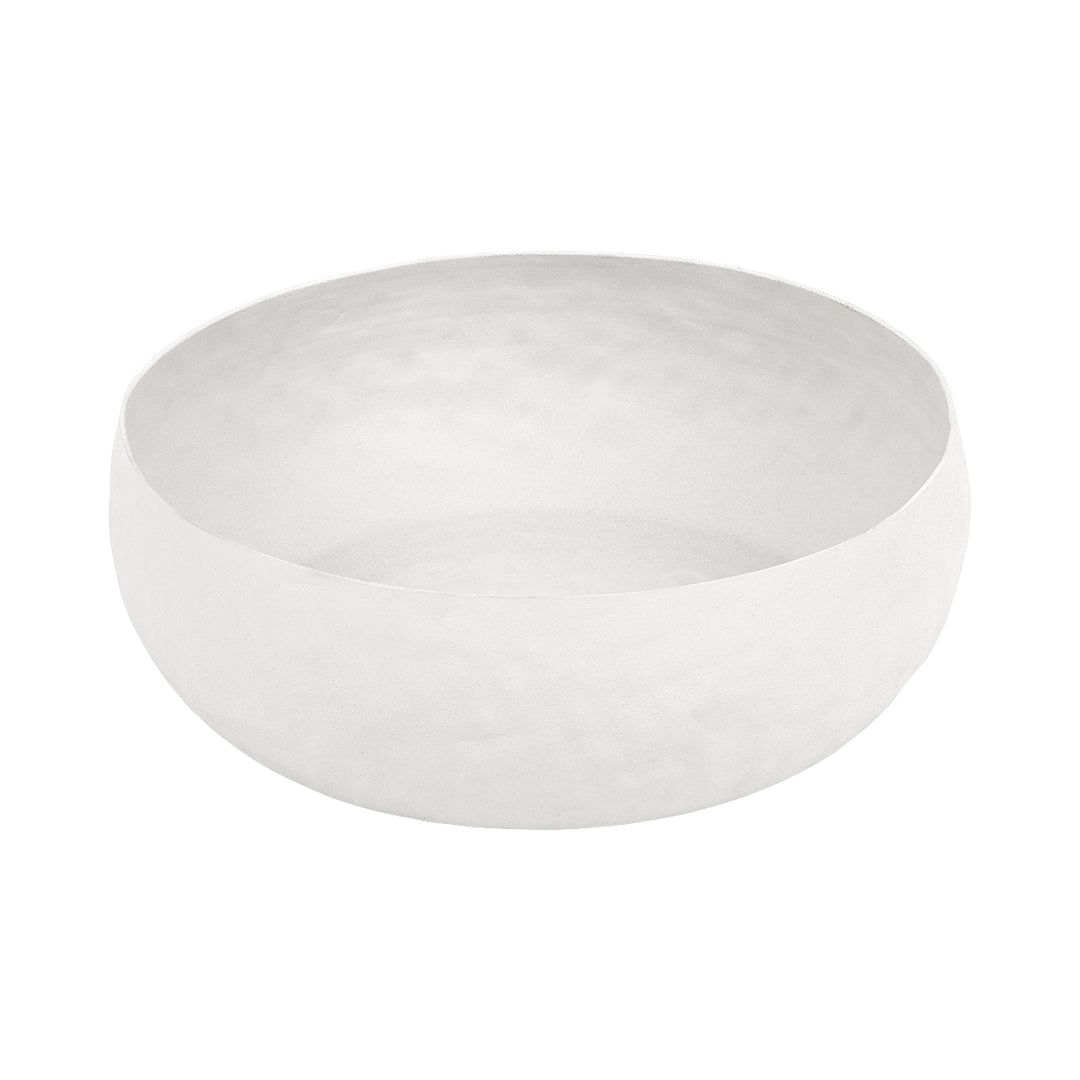 Samui  White Stonewash Tall Bowl Medium