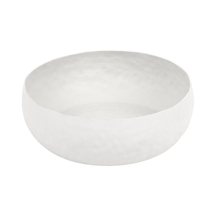 Samui  White Stonewash Tall Bowl Medium