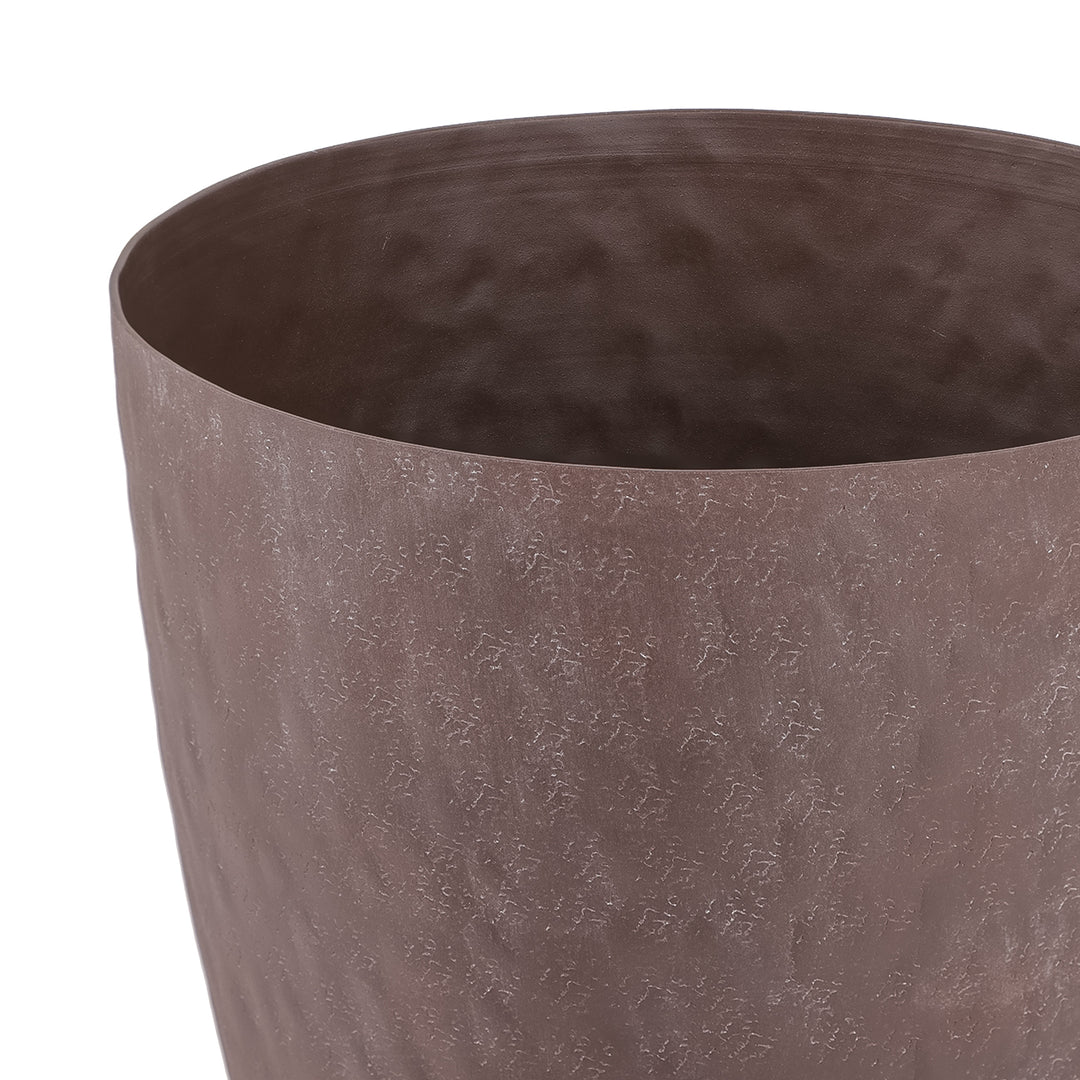 Samui Brown Stonewash Tapered Planter