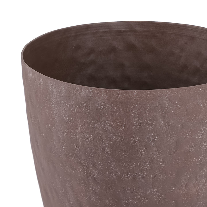 Samui Brown Stonewash Tapered Planter