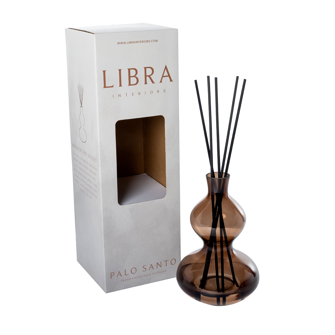 1000ml Reed Diffuser Palo Santo, Amyris, Clove, Vetiver by Libra Interiors