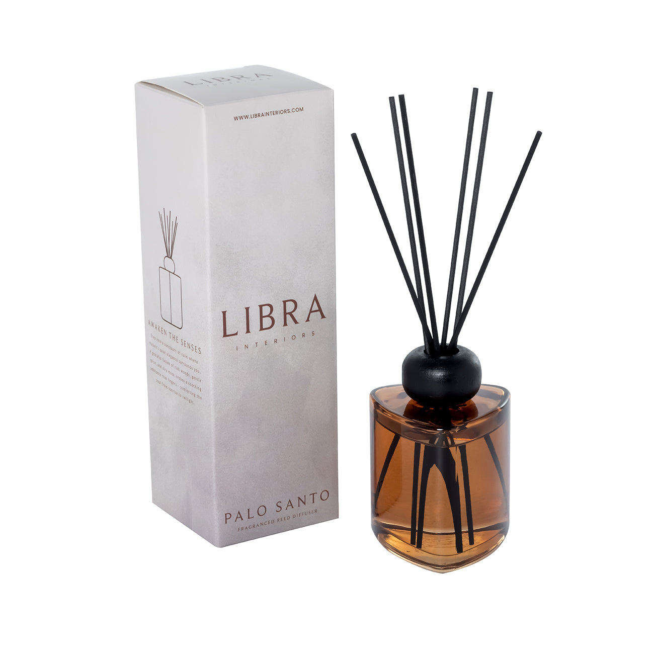 200ml Reed Diffuser Palo Santo, Amyris, Clove, Vetiver by Libra Interiors