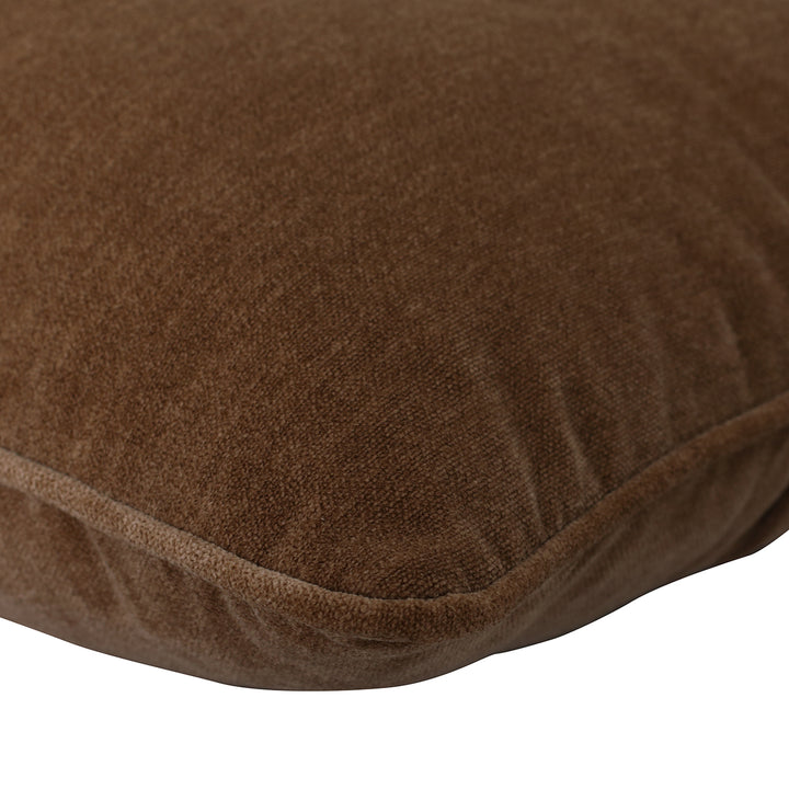 Eden Cushion in Mocha Velvet 47x47cm