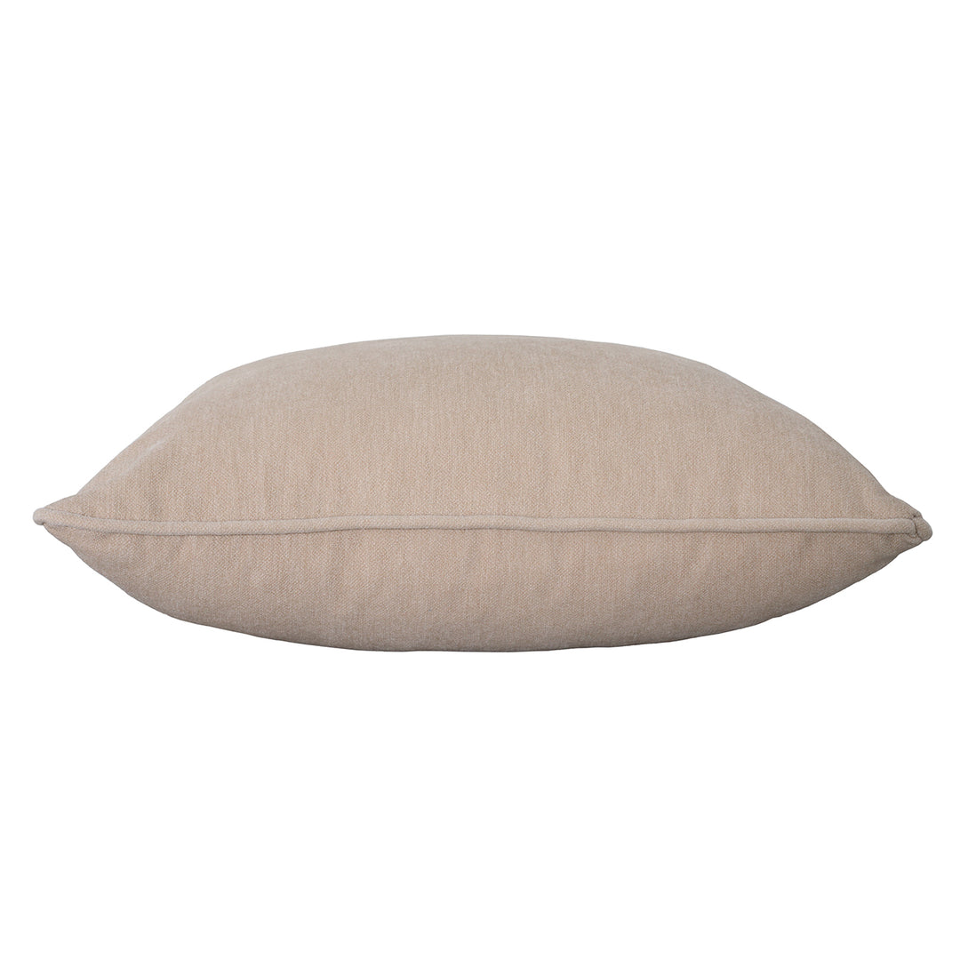 Eden Cushion in Warm Stone Velvet 47x47cm
