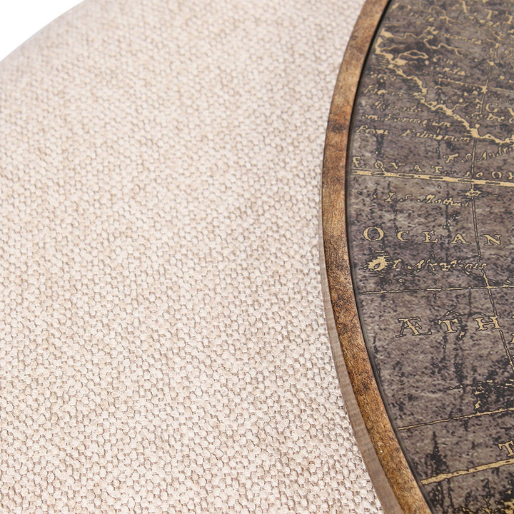Atlas Coffee Table & Nesting Pouffe