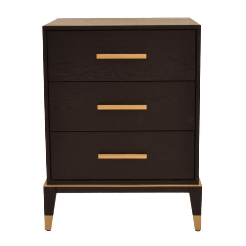 Delta 3 drawer Side Table