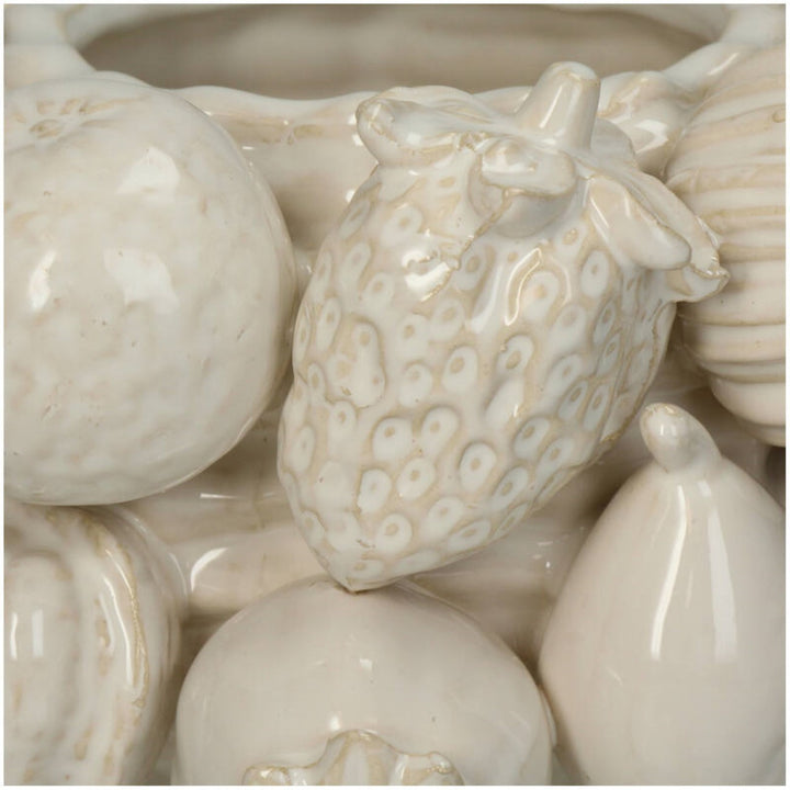 Ivory Orchard Ceramic Vase Small