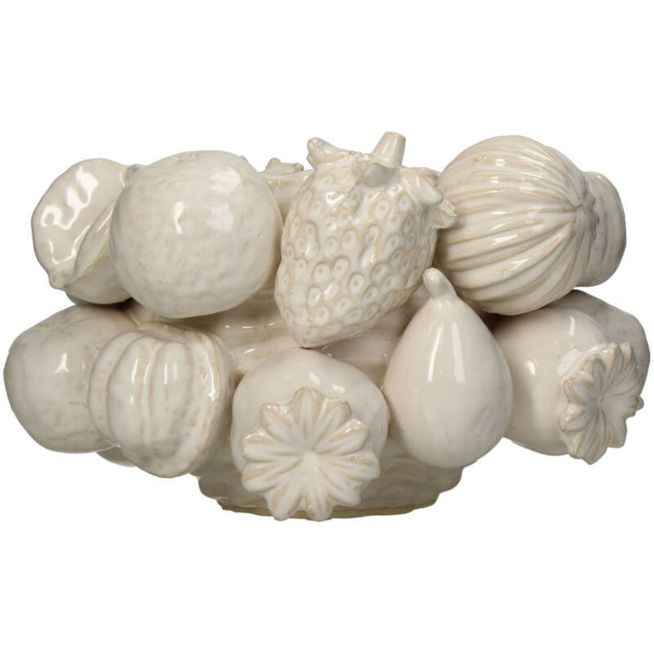 Ivory Orchard Ceramic Vase Small