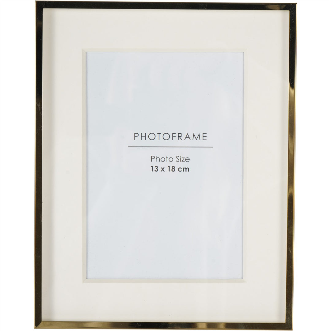 Strand Photo Frame Iron Gold 13x18cm 3D