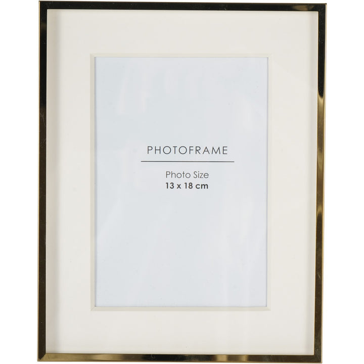 Strand Photo Frame Iron Gold 13x18cm 3D