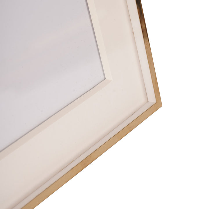 Strand Photo Frame Iron Gold 13x18cm 3D
