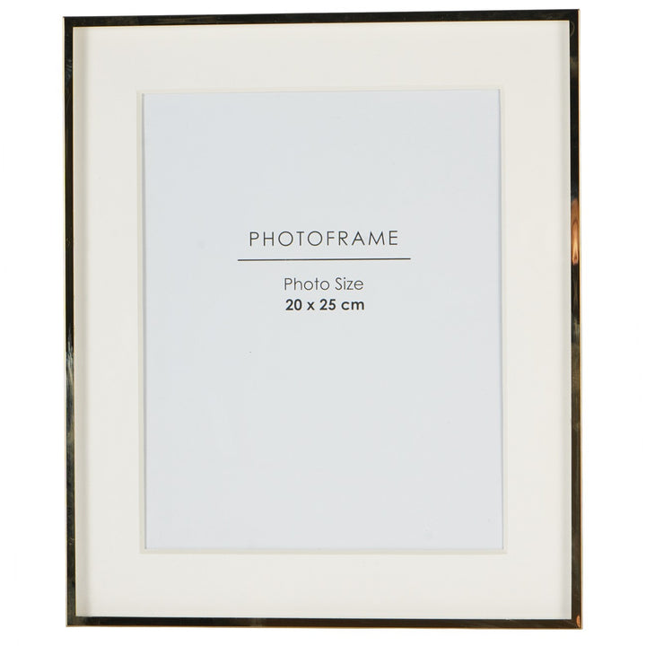Strand Photo Frame Iron Gold 20x25cm 3D