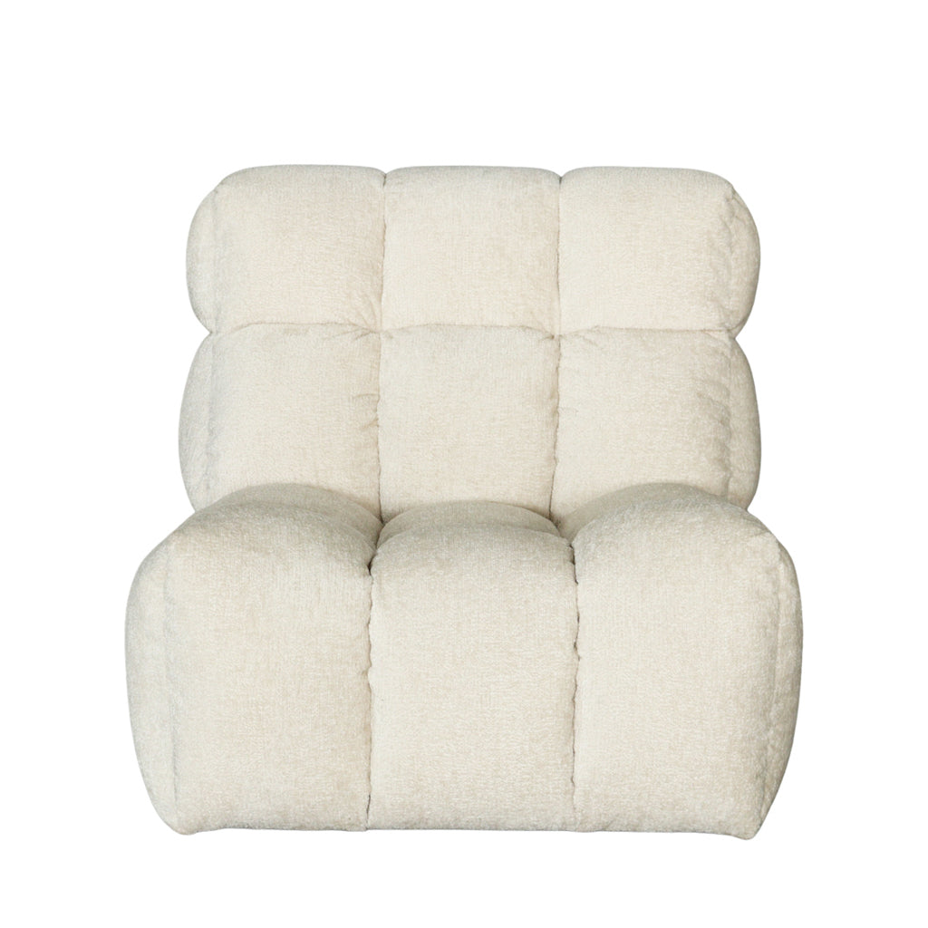 Ace Ivory Swivel Chair by Oti