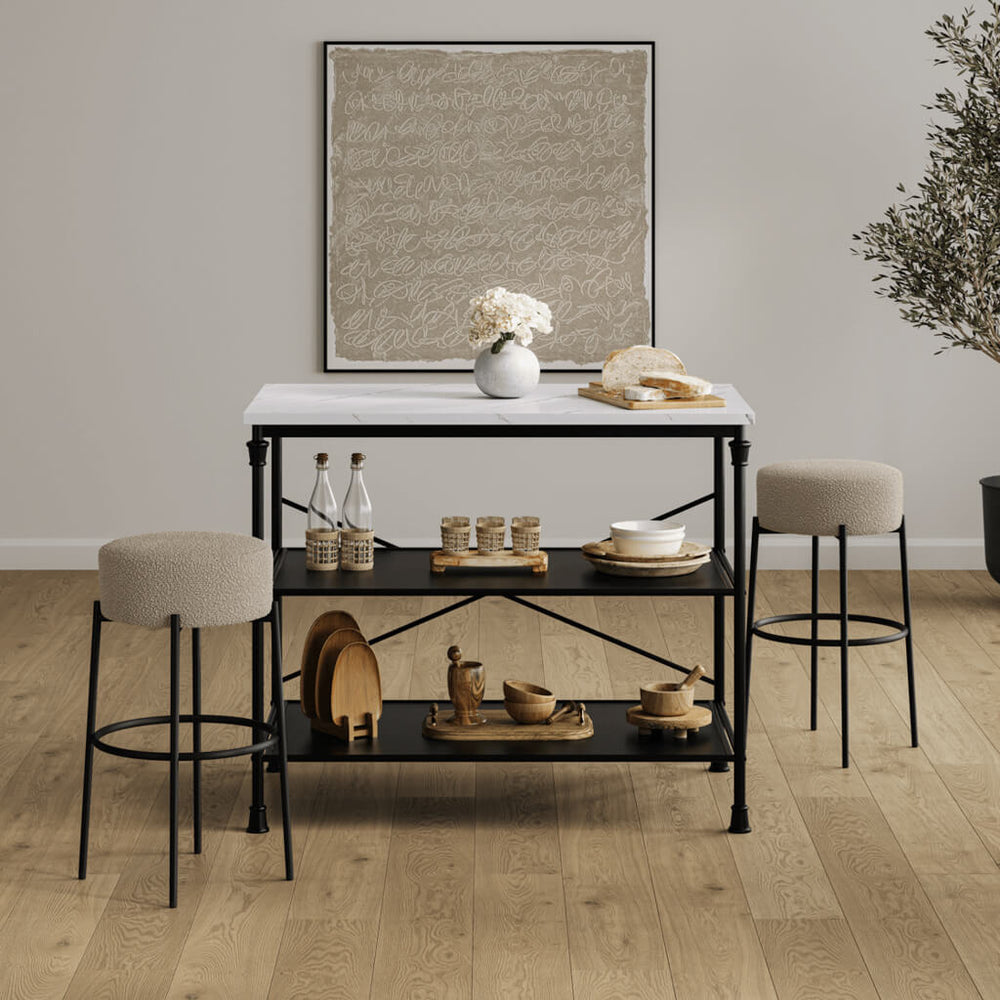 Anais Buff Counter Stool