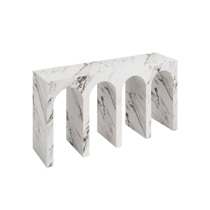Archie Calacatta Console Table