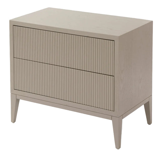 Aster Ceramic Grey Wide Bedside