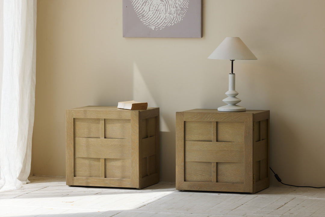 Broadway Bedside Table Oak