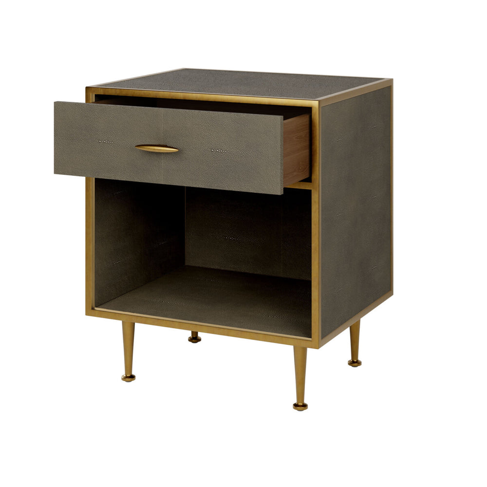 Hampton Bedside Table Grey