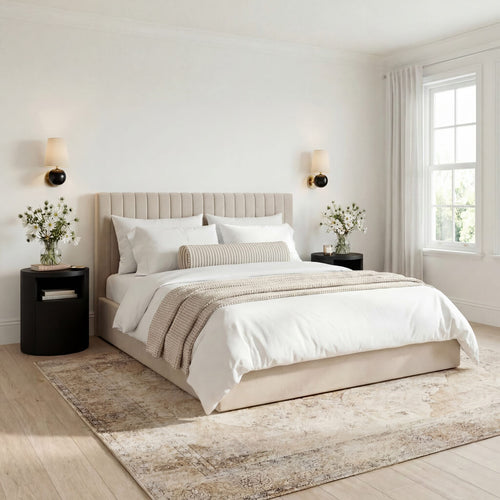 Berlin Beige Double Bed