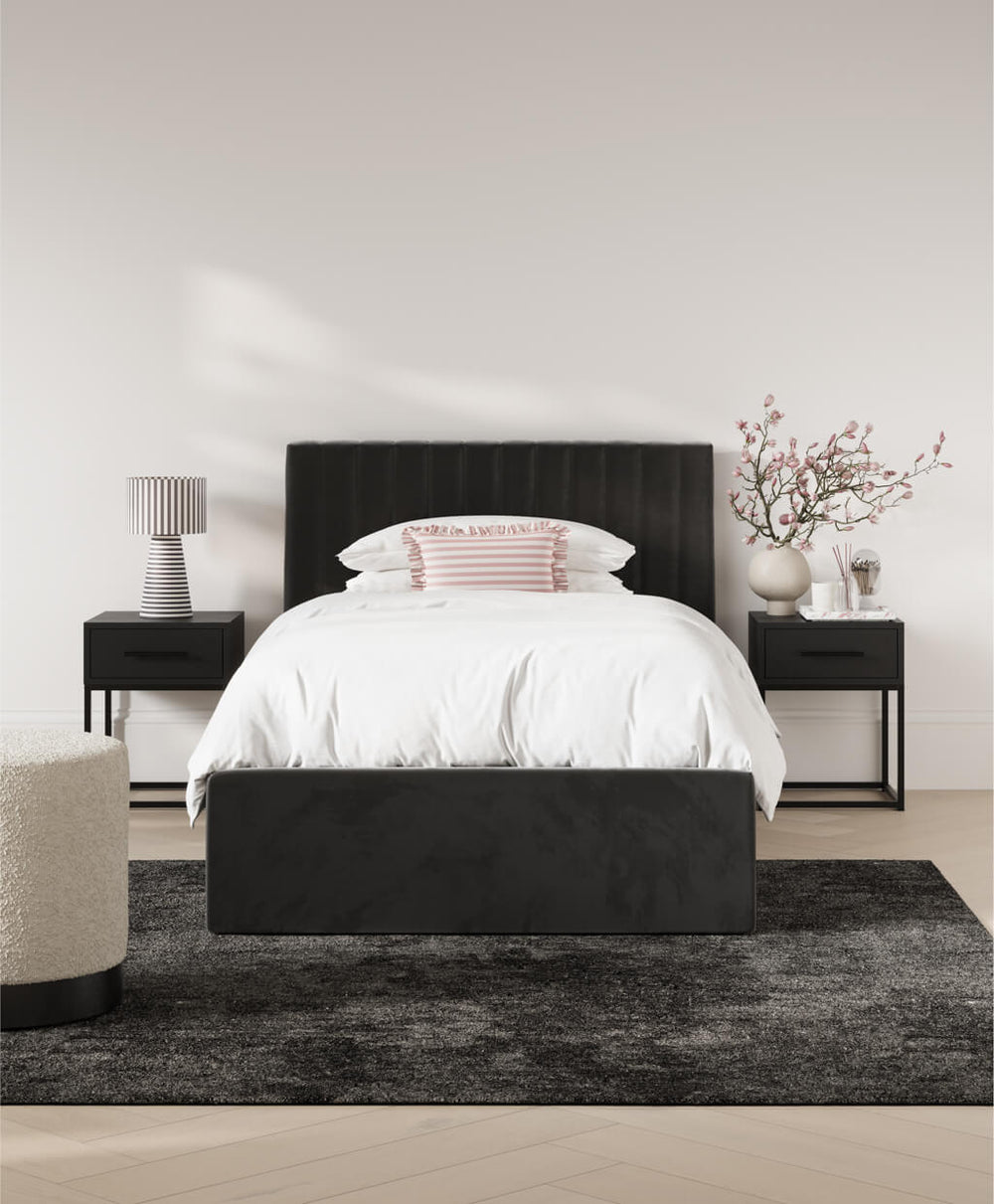 Berlin Black Single Bed