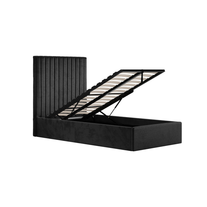 Berlin Black Tall Single Bed
